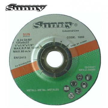 SUNNY GRINDING DISC 4" TO 7" ( Grade : A24Q4BF )