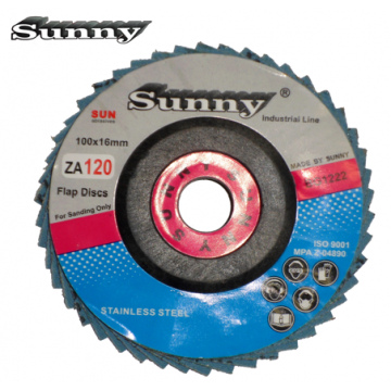 SUNNY BLUE MOP DISC FOR STAINLESS STEEL  ( 4" x 16MM )