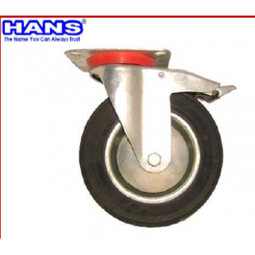 HANS SWIVEL CASTER WHEEL W/BRAKE