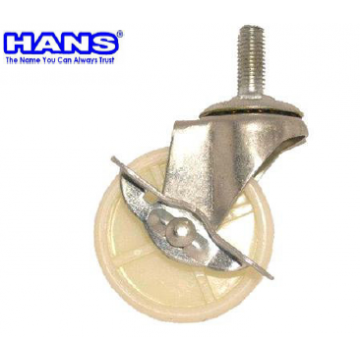 HANS NYLON SCREW CASTER SET W/BRAKE